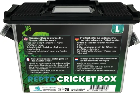 REPTO CRICKET BOX L 30 X 15 X 20CM