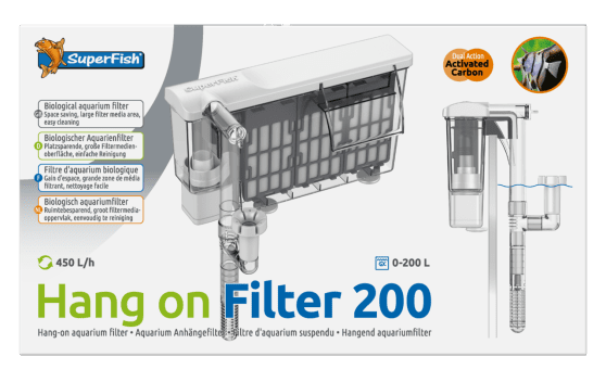 Superfish Hang On filter 200 - Aquariumfilter