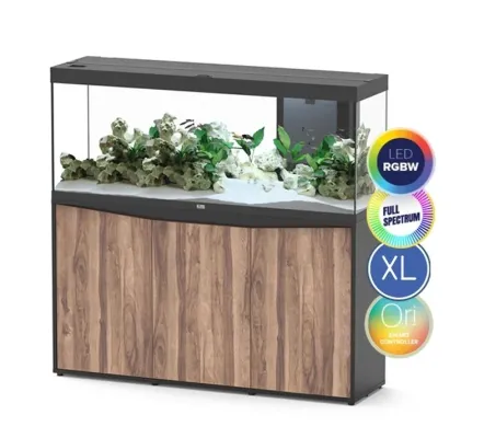 Aquatlantis Splendid 150 Ultra Aquariumset (incl. Meubel) zwarrt donker noten