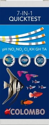 Colombo Quicktest 7 in 1 teststrips - Aquarium Teststrips