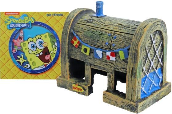 aquarium decoratie spongebob krabs huis