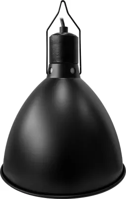 REPTO DOME E27 FITTING 21CM ZWART2