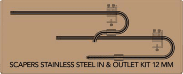 Superfish Scapers RVS in/uit set - Afbeelding 2