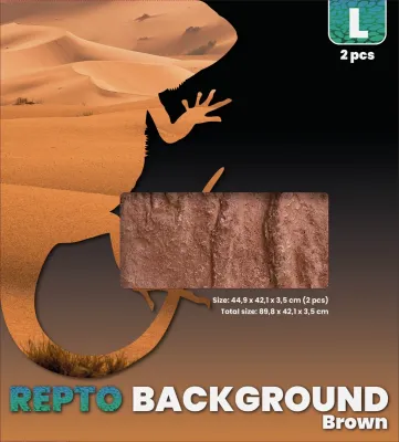 REPTO BACKGROUND BROWN achterwand terrarium