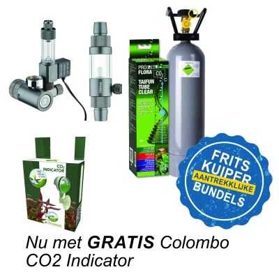 Complete CO2 Set 2kg CO2 Fles Met Inline Diffusor