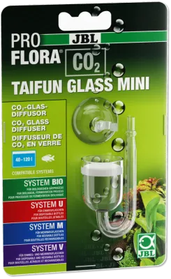JBL ProFlora CO2 Taifun Glass Mini - Kleine Glazen CO2 Diffusor