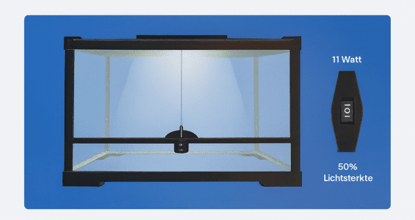 Repto Flat LED Light 11 watt - Terrarium LED Lamp - Afbeelding 2