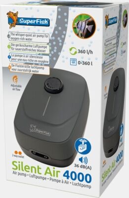 Superfish Silent Air 4000 - Stille Luchtpomp Aquarium