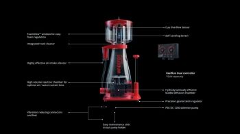 Redsea REEFER Skimmer 300 50hz美品 Reefer DC 300 Protein Skimmer w/ Controller - Red Sea - Bulk Reef