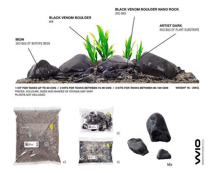 WIO ibon river kit - WIO Aquascape Kit - Afbeelding 2