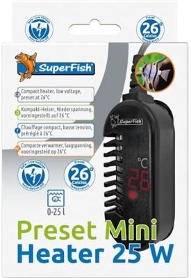 SuperFish Preset Mini Heater 25W