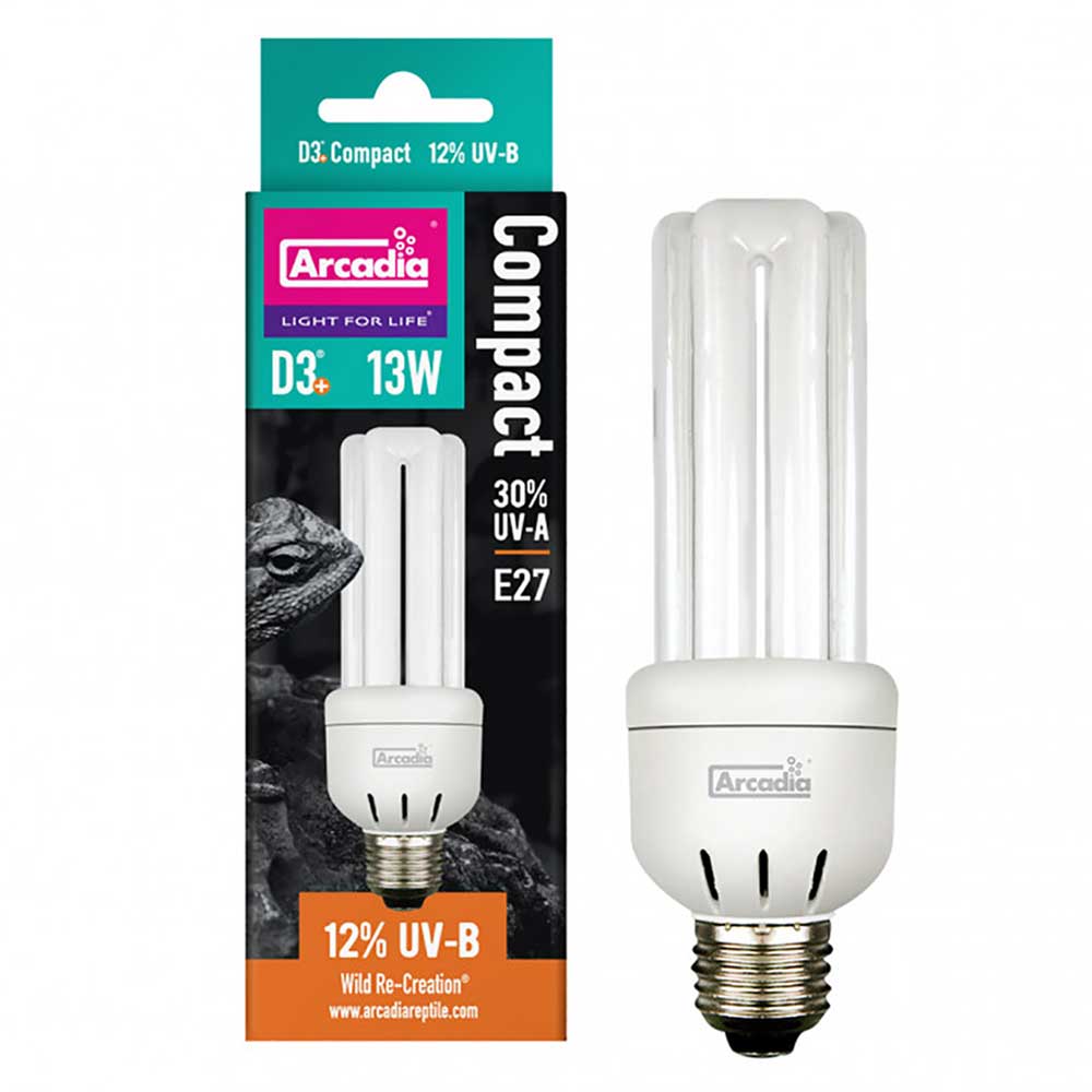 Arcadia Compact UVB Lamp - 12% - 13 Watt
