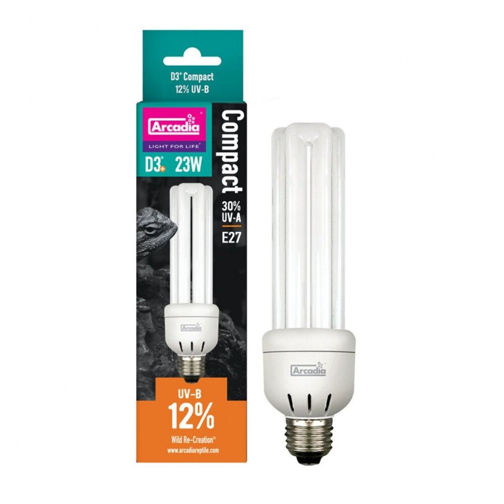 Arcadia Compact UVB Lamp - 12% - 23 Watt