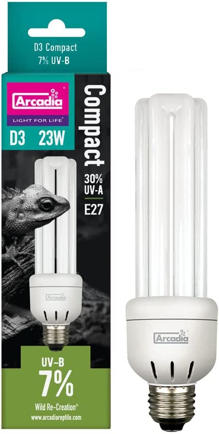 Arcadia Compact UVB Lamp - 7% - 23 Watt