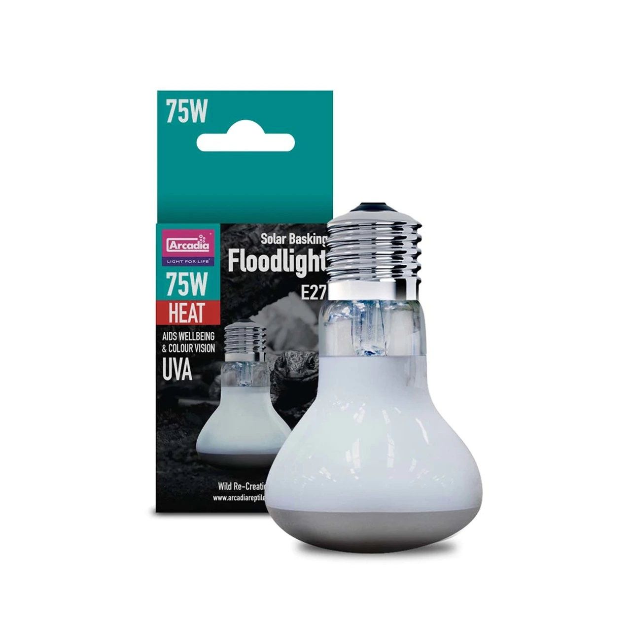 Arcadia Solar Basking Floodlight 75 watt