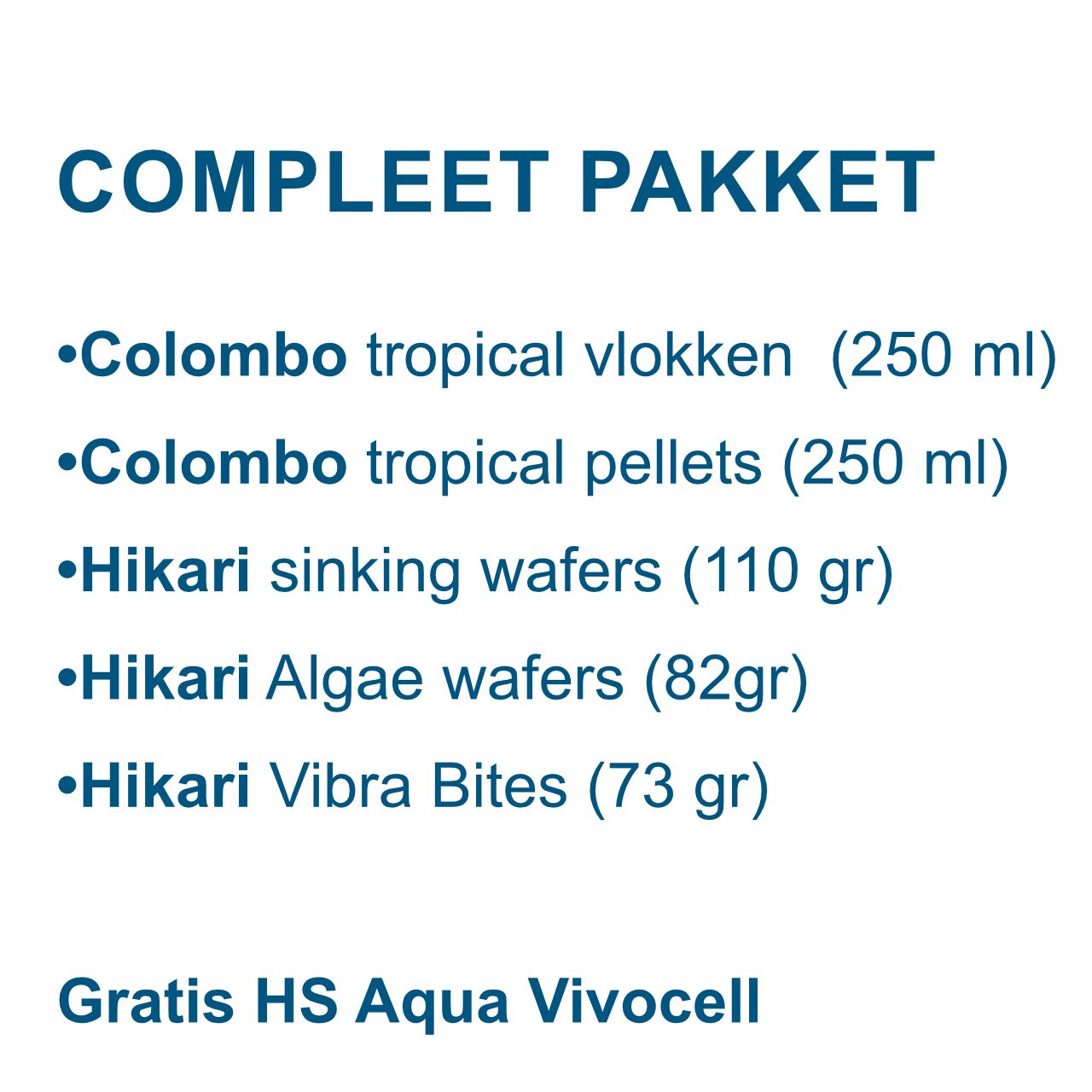 Visvoer Pakket medium - Visvoer Pakket Zoetwater 1